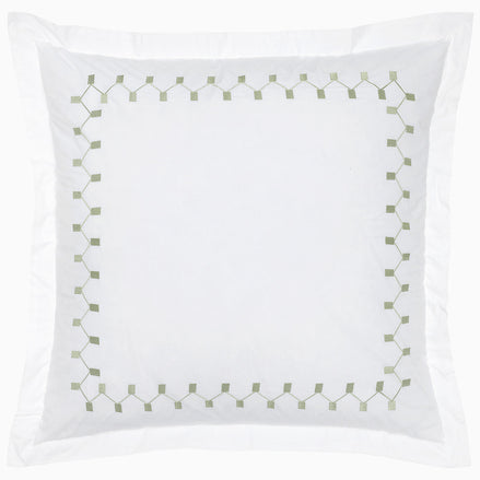 Anketi Sage Border Organic Sham by John Robshaw