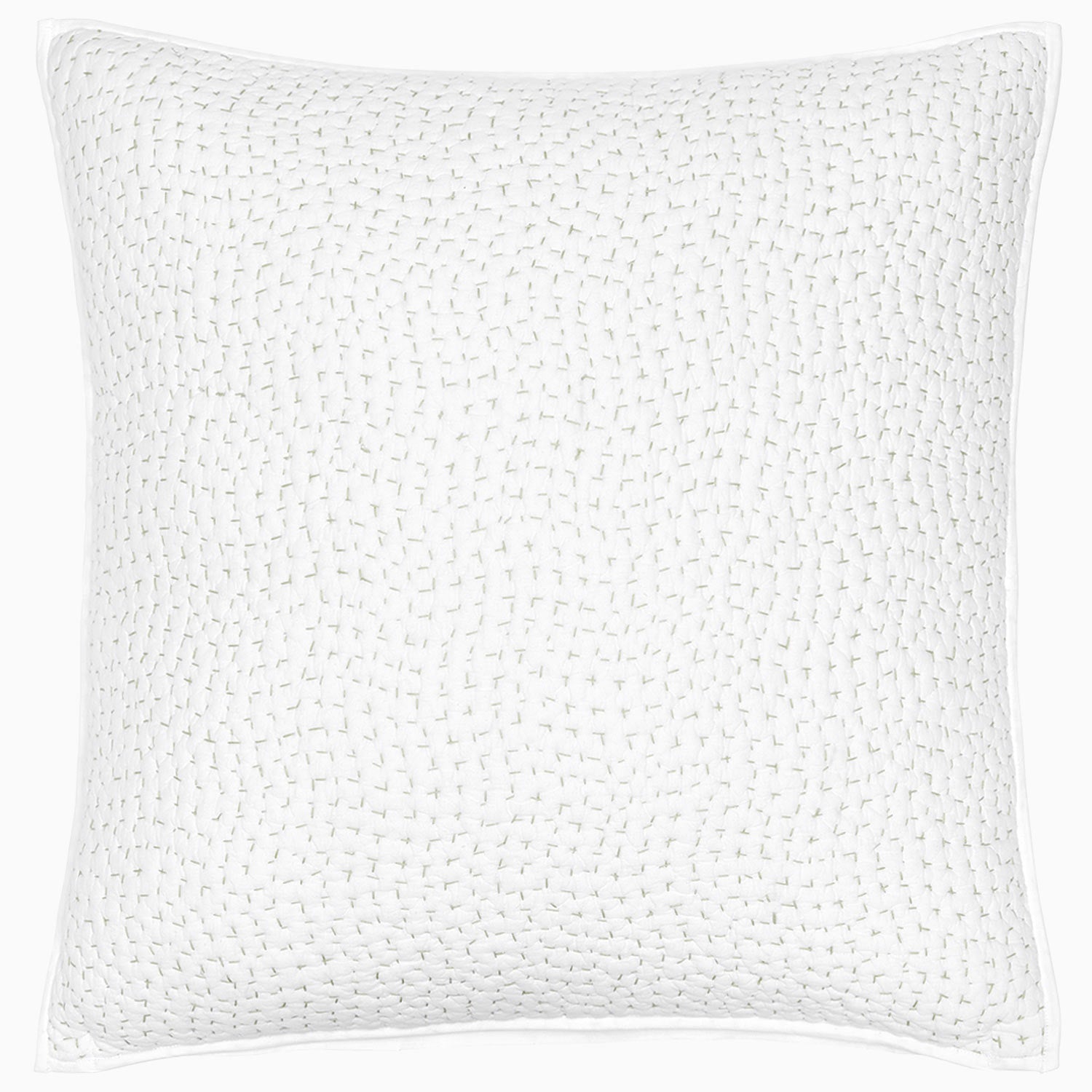 Organic Hand Stitched Sage Sham by John Robshaw