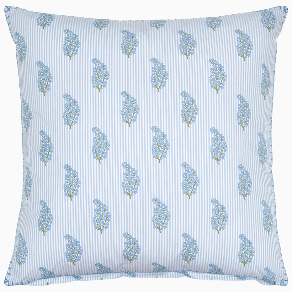 Nirvi Light Indigo Organic Sham by John Robshaw