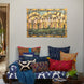 Gopi Party Yellow Trees Tapestry