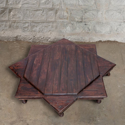 8 Point Wooden Bajot by John Robshaw