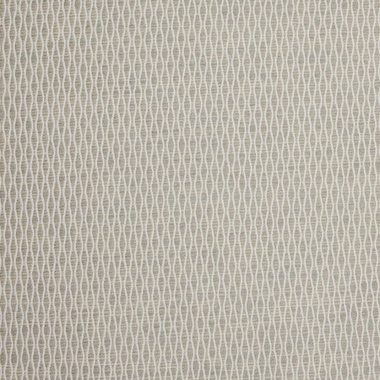 A close up of John Robshaw's Natesh Gray Performance Fabric, resistant to mold.