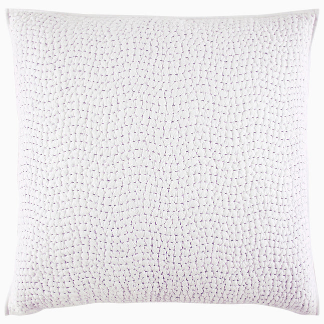 Organic Hand Stitched Lavender Sham by John Robshaw