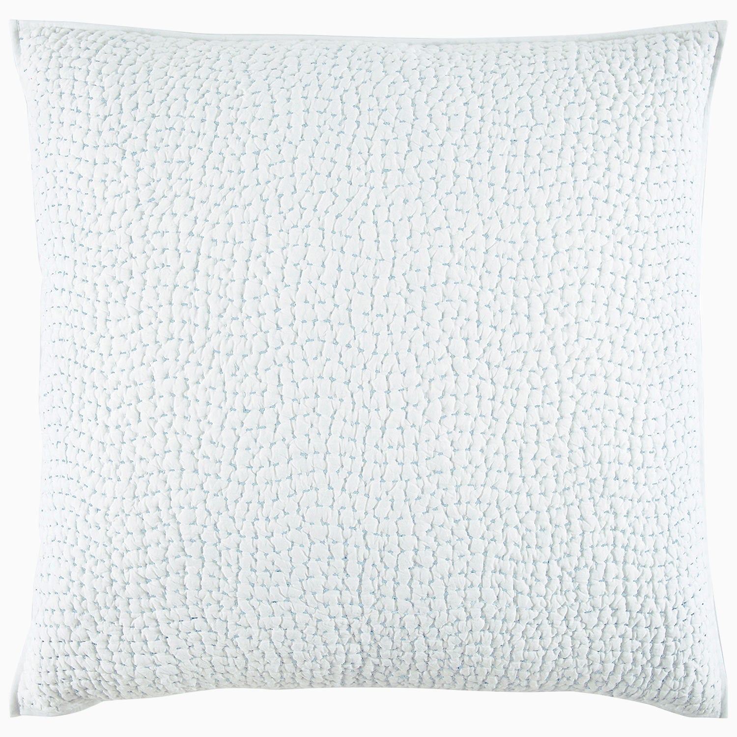 Organic Hand Stitched Mist Sham by John Robshaw