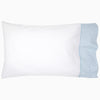 Cinde Cuff Light Indigo Organic Sheet Cases (Set of 2) by John Robshaw