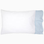 Cinde Cuff Light Indigo Organic Sheet Cases (Set of 2) by John Robshaw