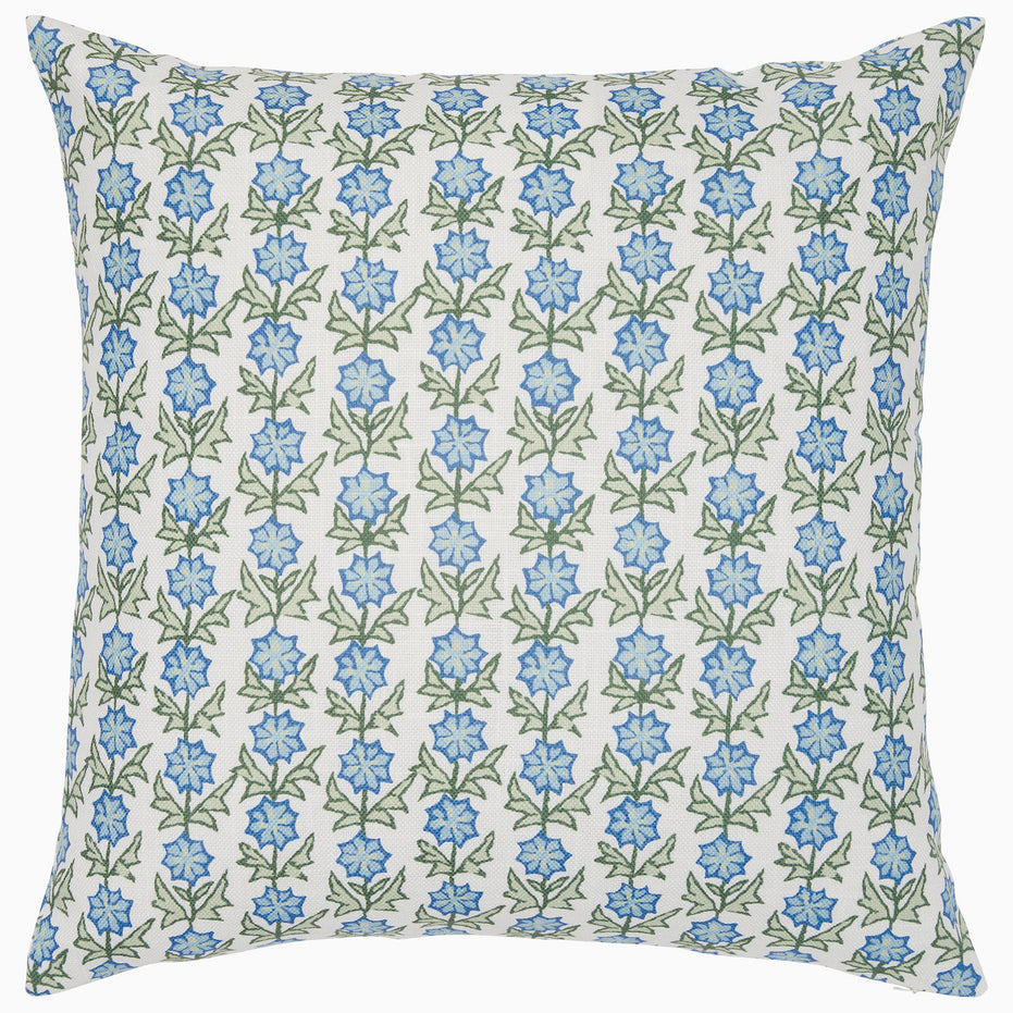 Akhil Light Indigo Outdoor Decorative Pillow