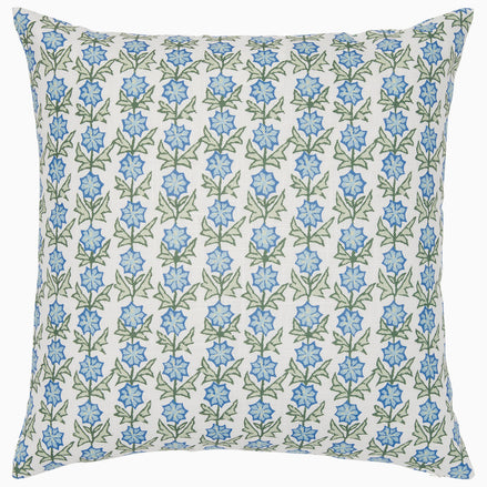 Akhil Light Indigo Outdoor Decorative Pillow by John Robshaw