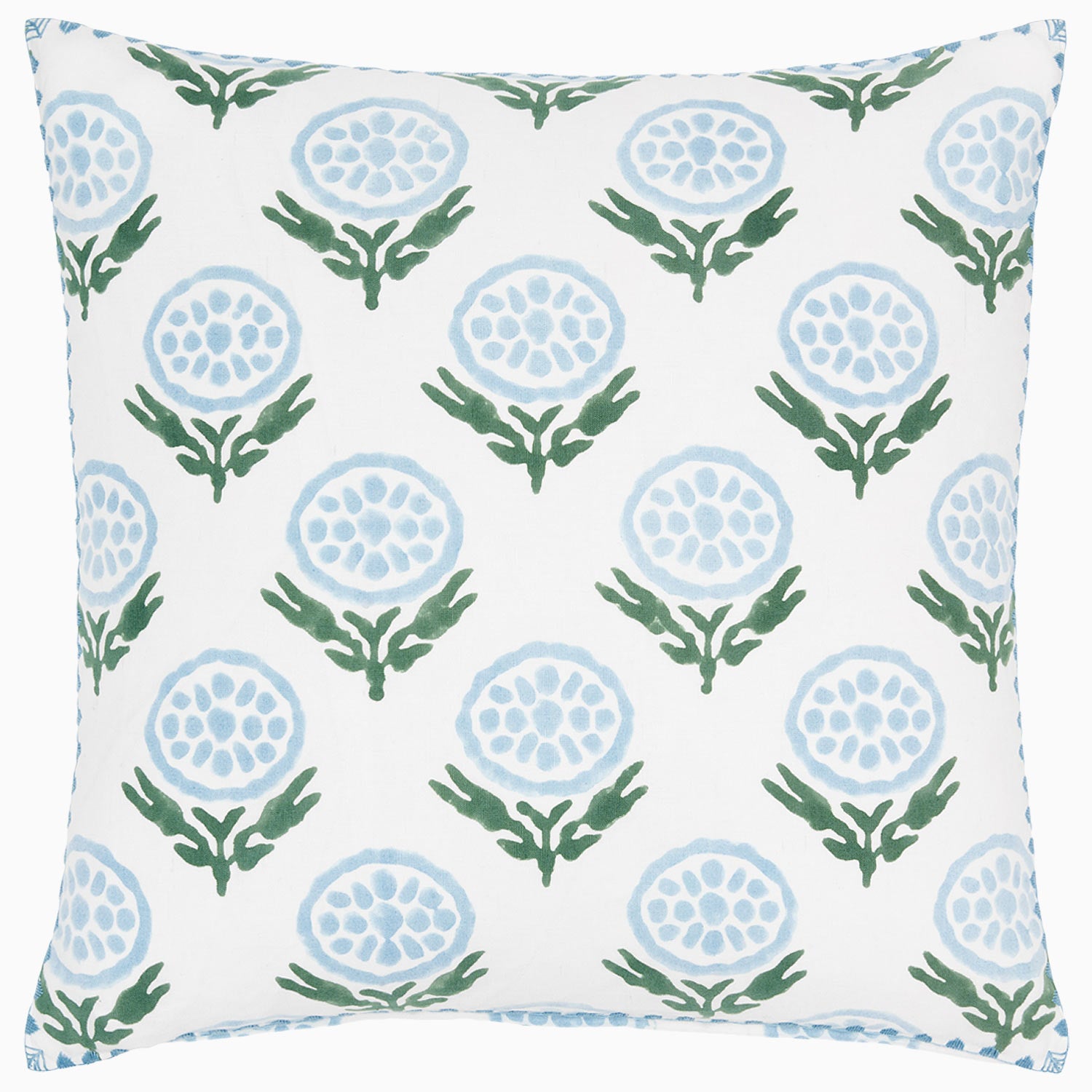 Anisha Light Indigo Pillow by John Robshaw