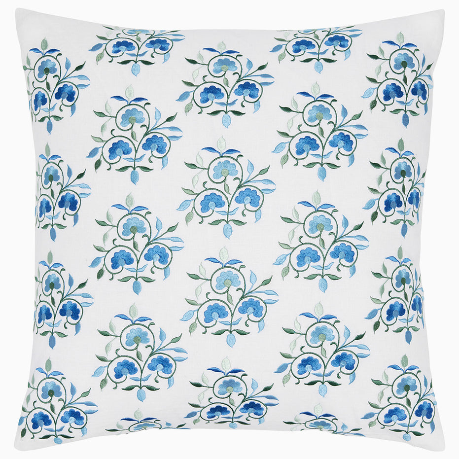 Ankur Azure Pillow by John Robshaw