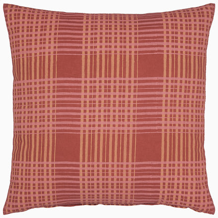 Keshav Terracotta Decorative Pillow by John Robshaw