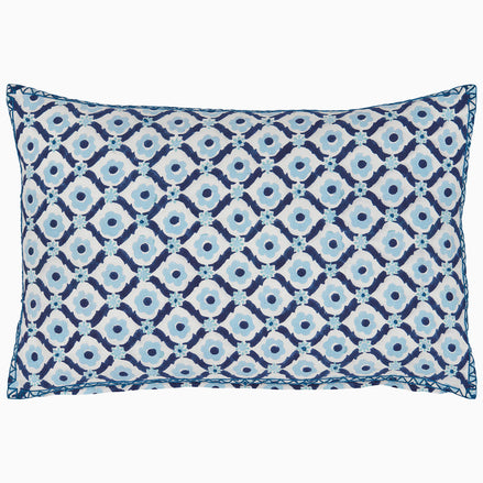 Kripa Light Indigo Kidney Pillow by John Robshaw