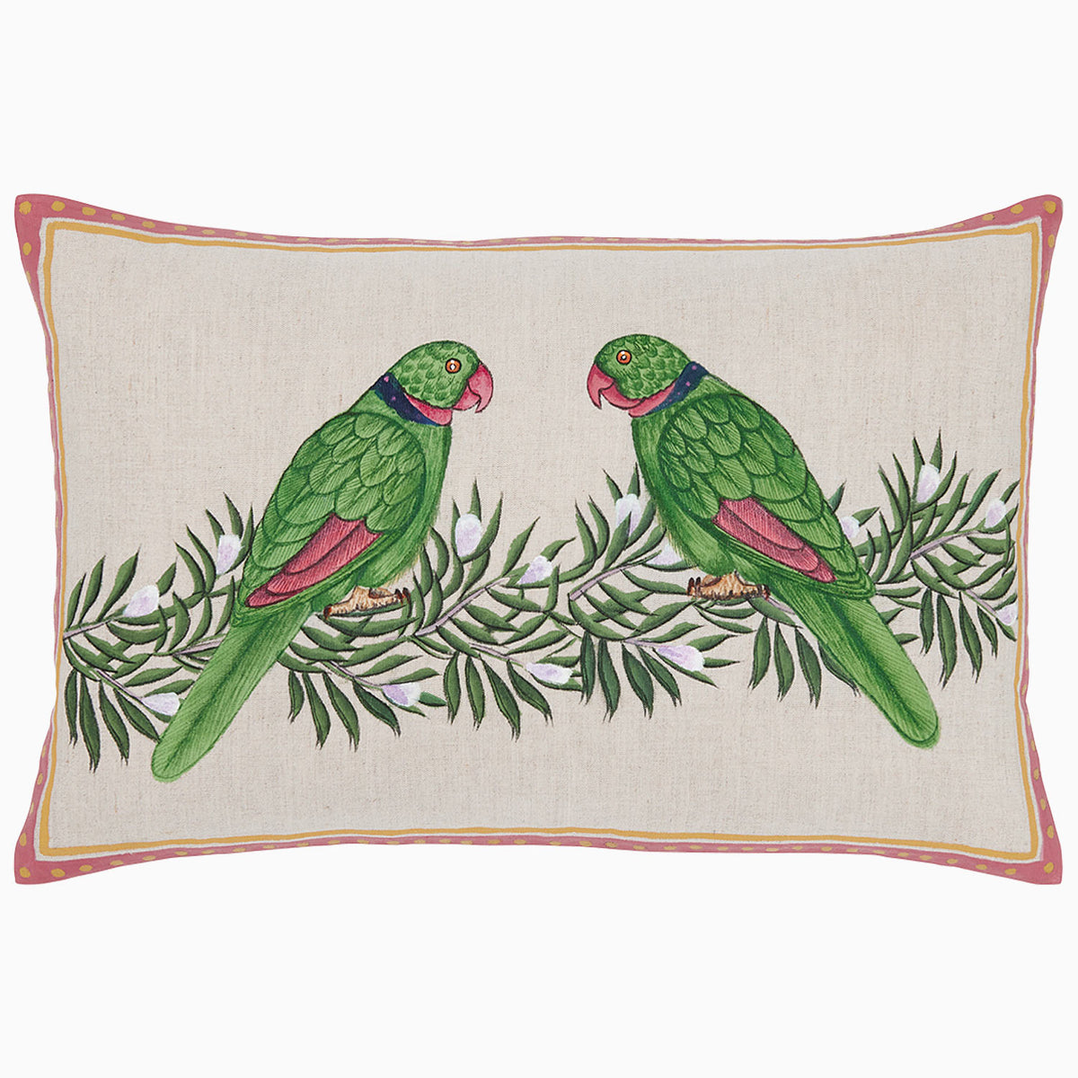 Parrots in Love Pillow