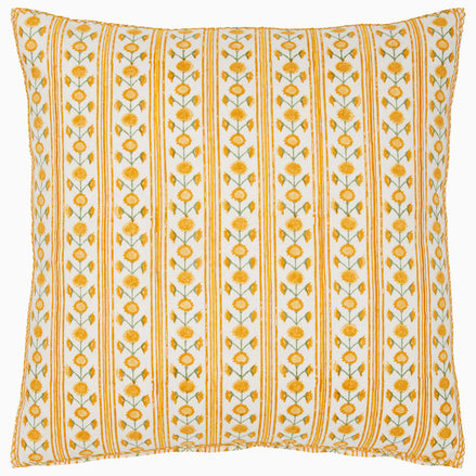 Ritika Marigold Decorative Pillow by John Robshaw