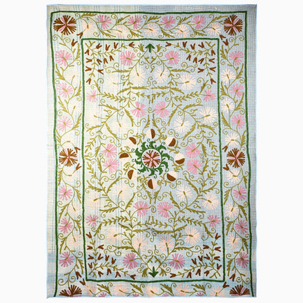Quiet Valley Study Ralli Blanket by John Robshaw