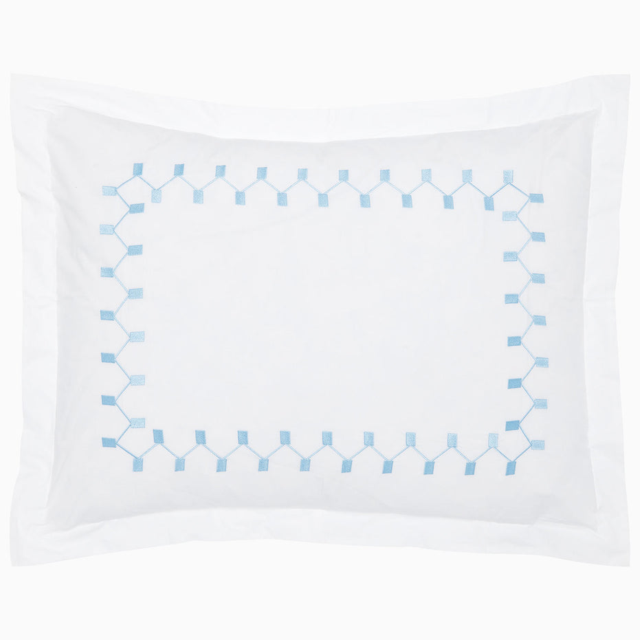 Anketi Light Indigo Border Sham