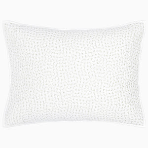 Organic Hand Stitched Sage Sham by John Robshaw