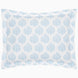 Mali Light Indigo Organic Sham