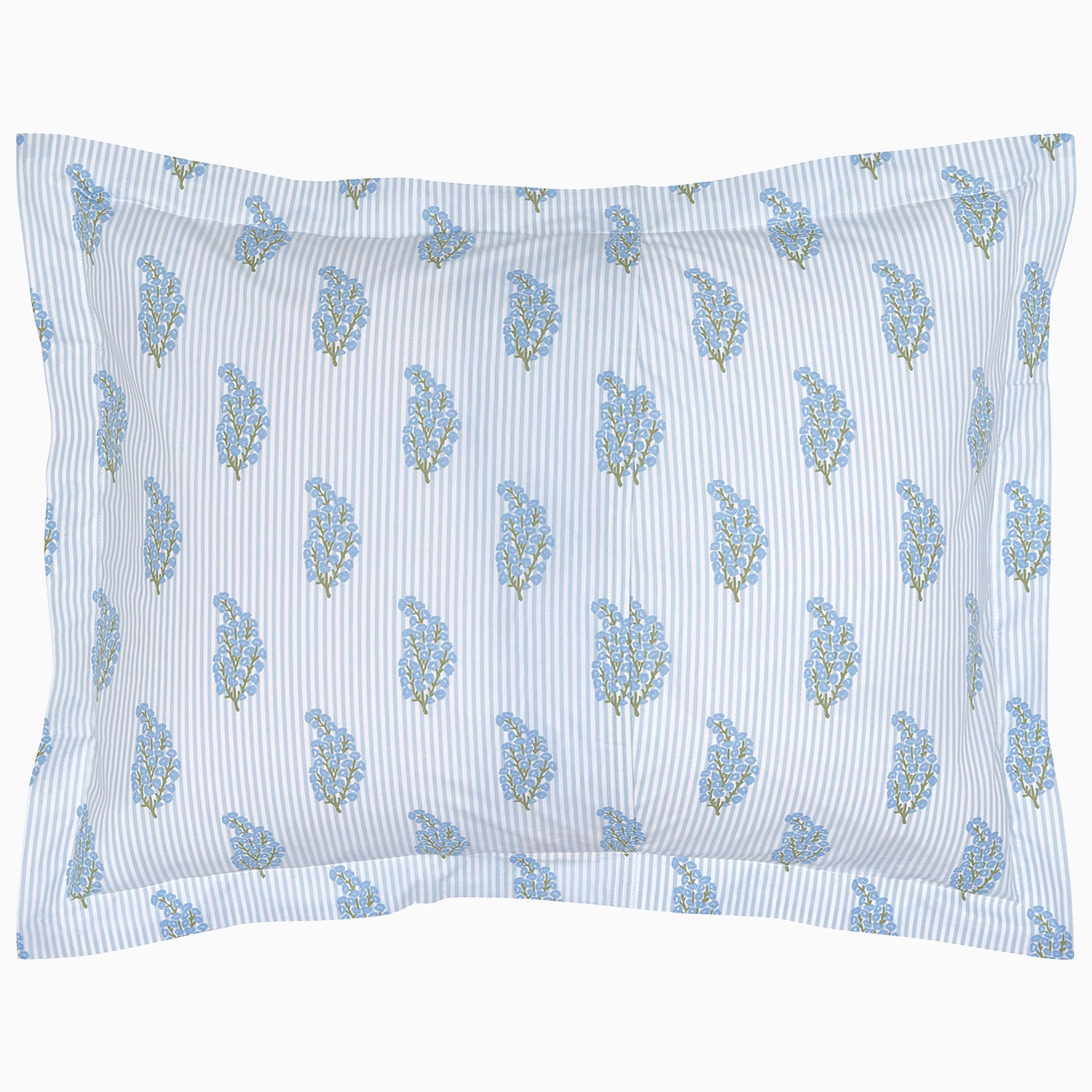 Nirvi Light Indigo Organic Sham by John Robshaw