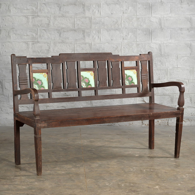 Tipu Teak Bench by John Robshaw