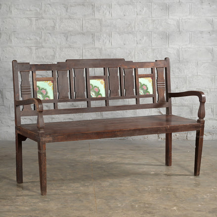 Tipu Teak Bench by John Robshaw
