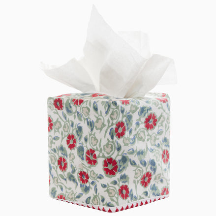 Ipsita Coral Tissue Box Cover by John Robshaw
