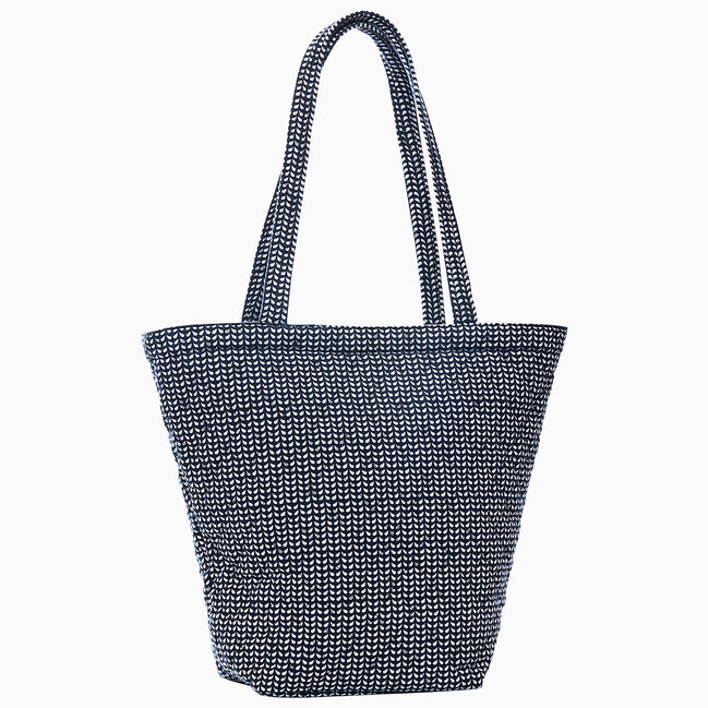Cinde Indigo Quilted Tote Bag by John Robshaw