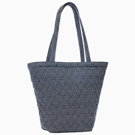 Cinde Indigo Quilted Tote Bag by John Robshaw