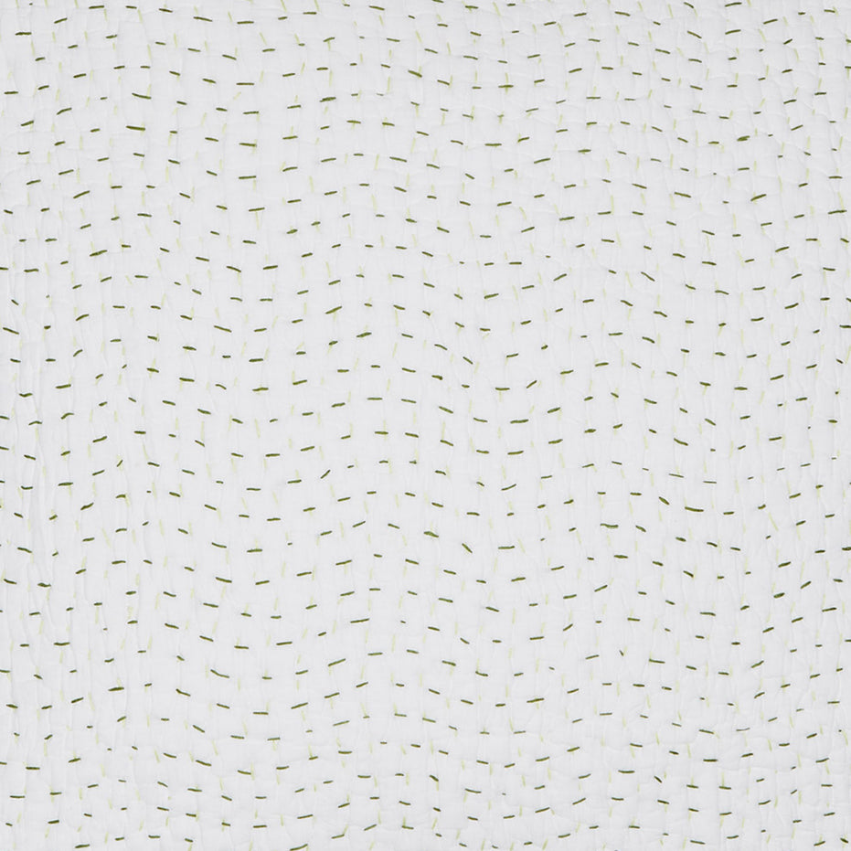 Organic Hand Stitched Moss Quilt