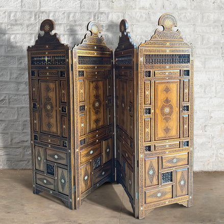 Syrian Moroccan Folding Screen by John Robshaw
