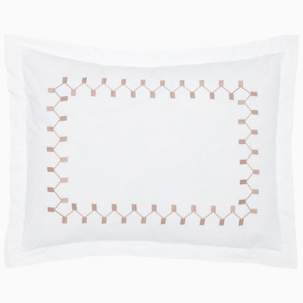 Anketi Natural Border Organic Sham by John Robshaw