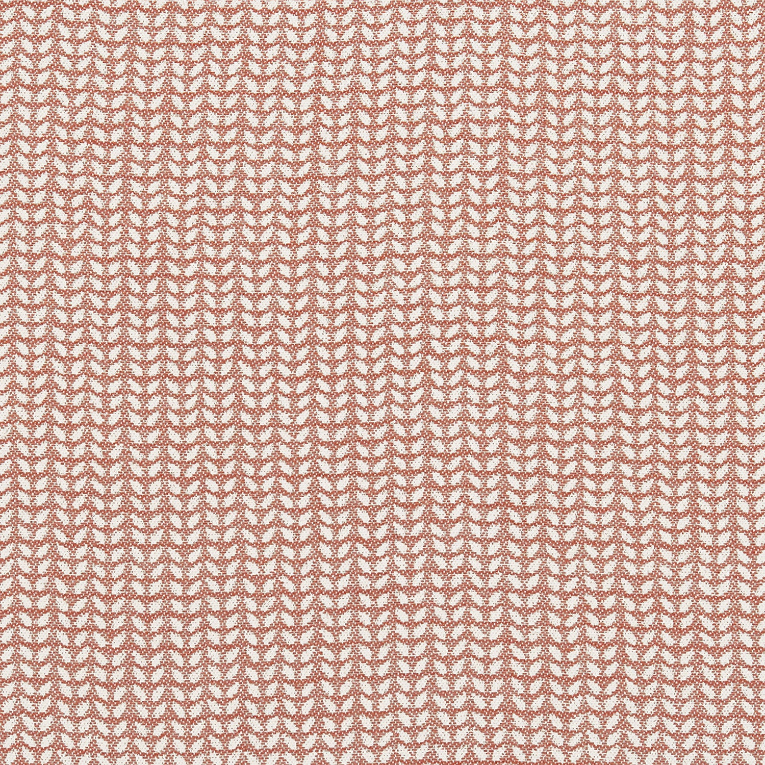 A pink and white zigzag pattern on a John Robshaw Aleppo Primrose Performance Fabric.