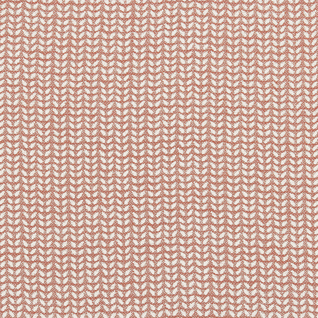 A pink and white zigzag pattern on a John Robshaw Aleppo Primrose Performance Fabric.