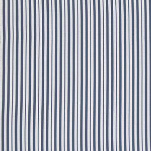 A blue and white John Robshaw Gent Stripe Azure Performance Fabric.