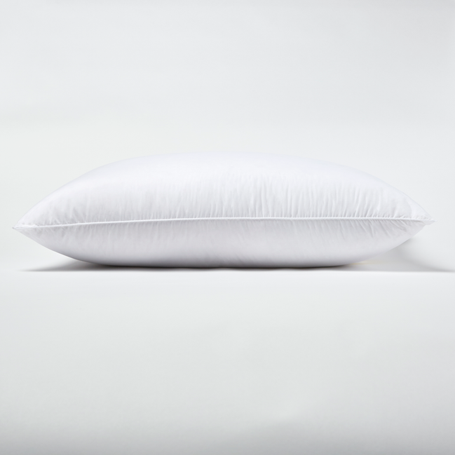 A comfortable John Robshaw Medium Down Alternative Pillow on a white background.