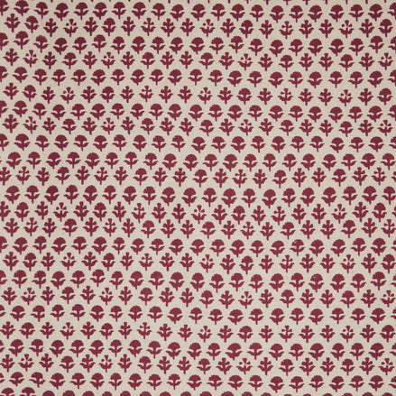 A Bindi Berry fabric with a floral pattern, inspired by fabric making traditions, made by John Robshaw.