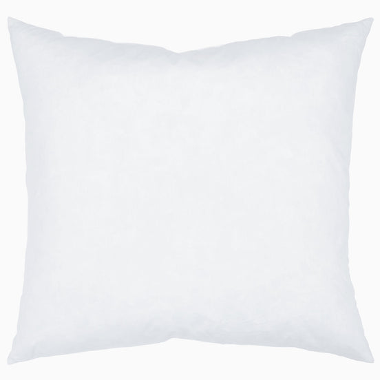 A John Robshaw hypo-allergenic pillow with baffle-box construction on a white background.