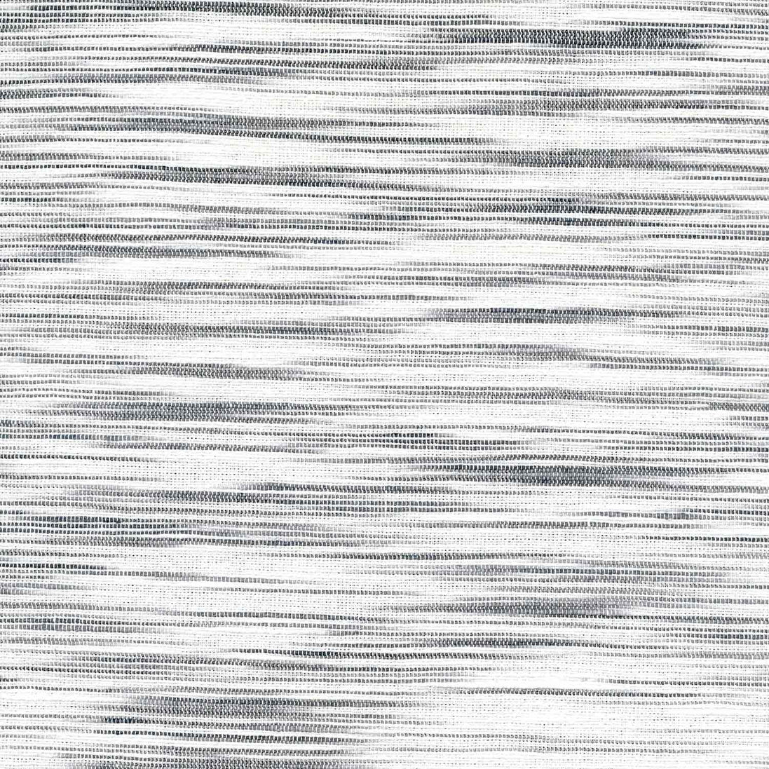 An image of a handspun Suratta Gray Fabric with white and gray stripes by John Robshaw.