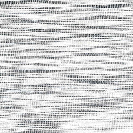 An image of a handspun Suratta Gray Fabric with white and gray stripes by John Robshaw.